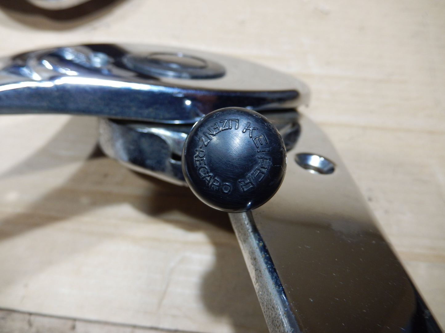Maserati 1969 - 1973 Ghibli Drivers Seat ( left ) Pair of Seat Adjusting Hinges