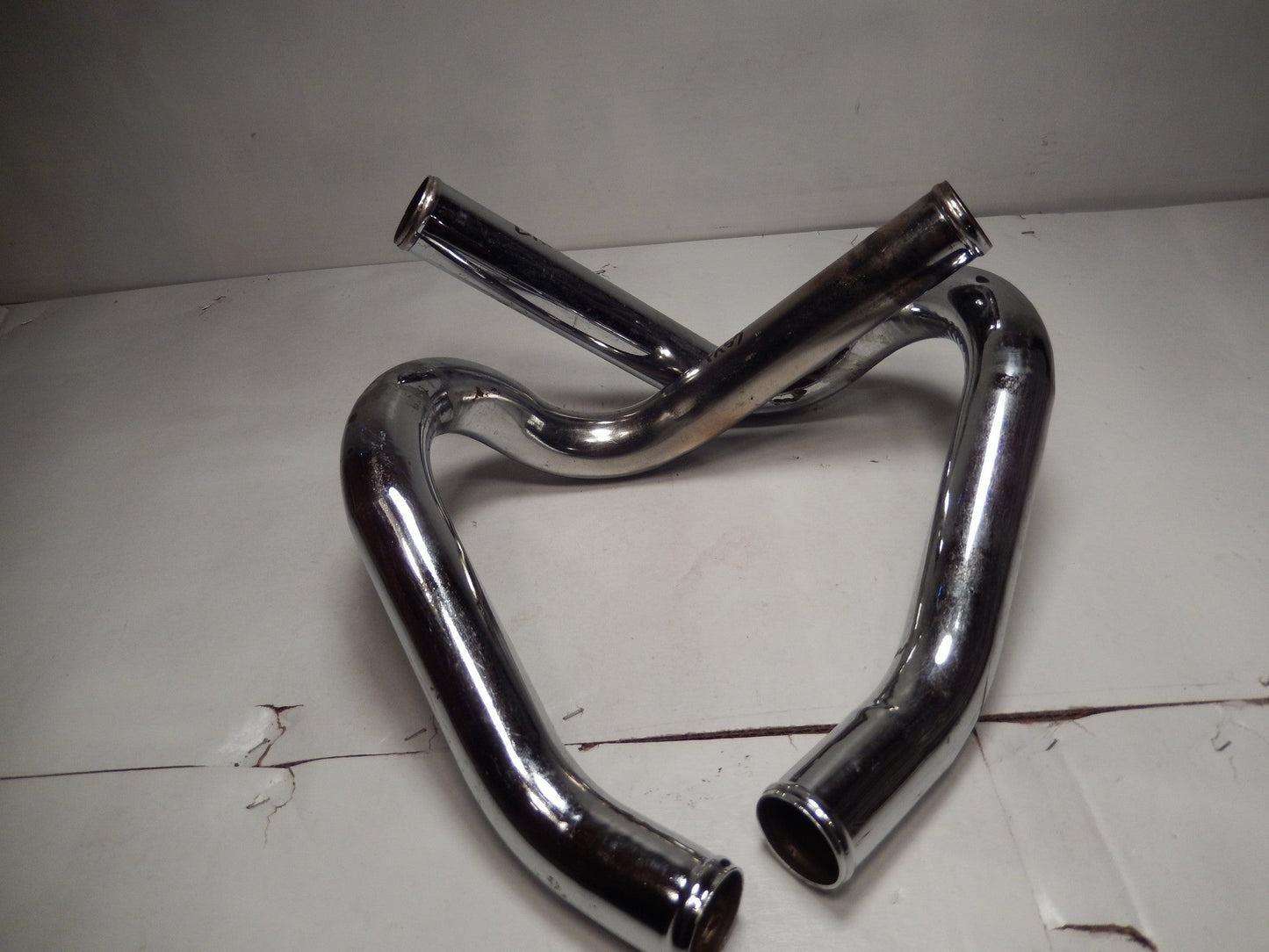 Maserati Biturbo Pair of Chrome Turbo Pipes