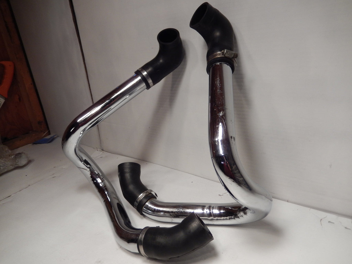 Maserati Biturbo Pair of Chrome Turbo Pipes
