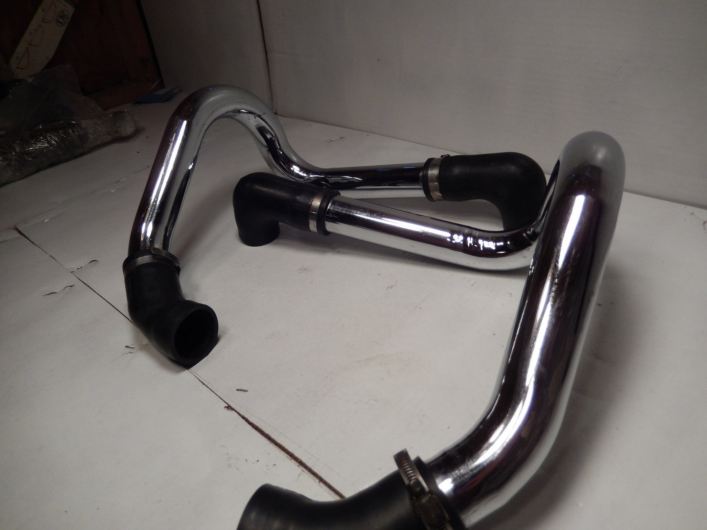 Maserati Biturbo Pair of Chrome Turbo Pipes