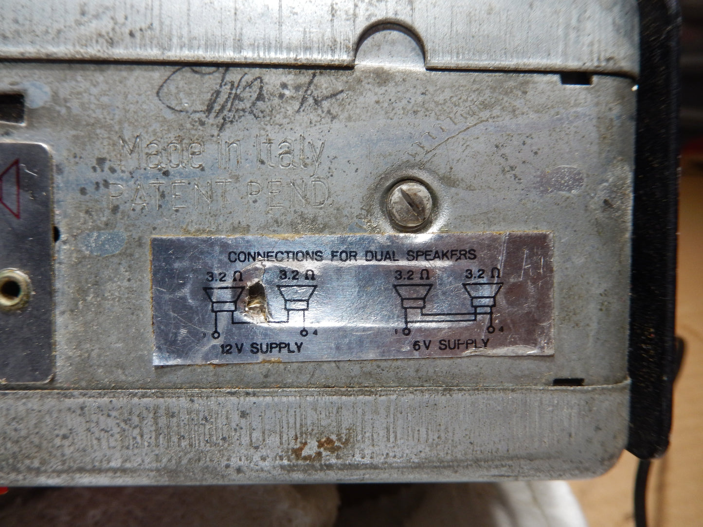 Maserati " Metravox " Sutton AM / FM Radio