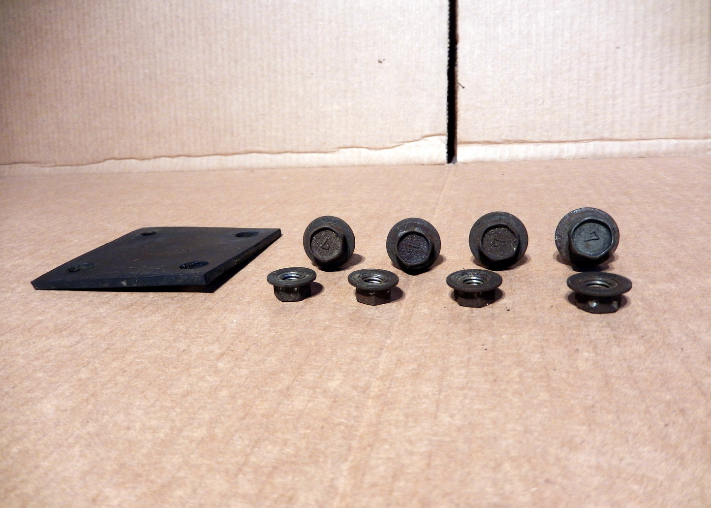 Datsun 280ZX Front Bumper Shock Mounting Fasteners Set