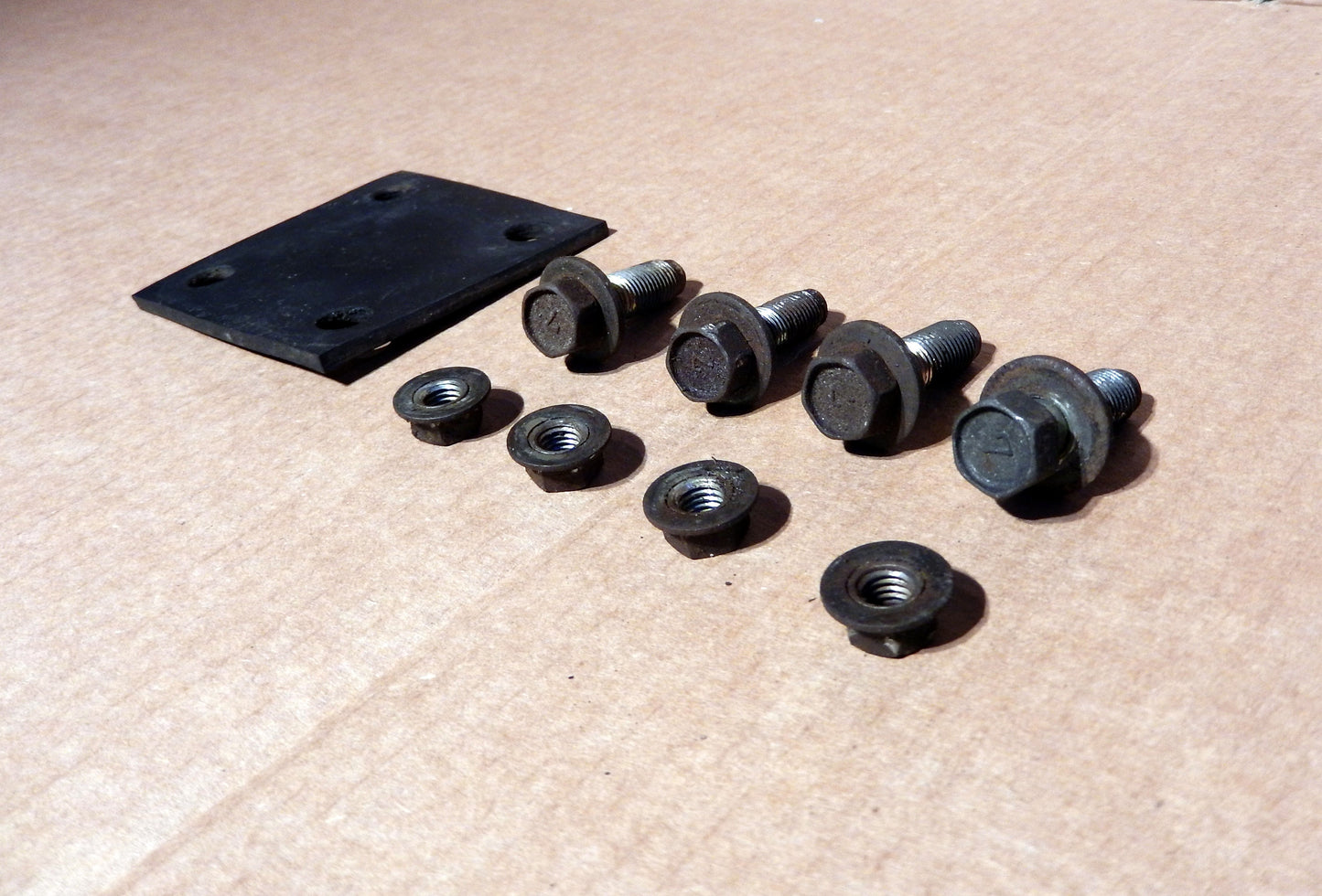 Datsun 280ZX Front Bumper Shock Mounting Fasteners Set