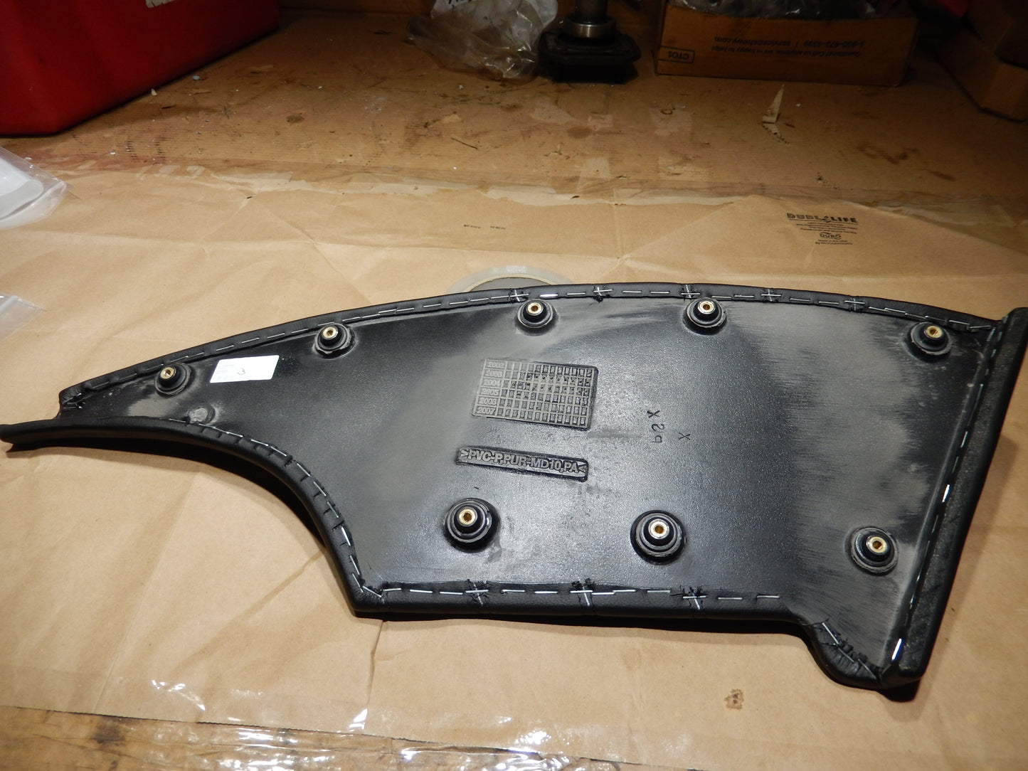 Maserati Quattroporte M-139 Black Rear Drivers Door Panel Insert