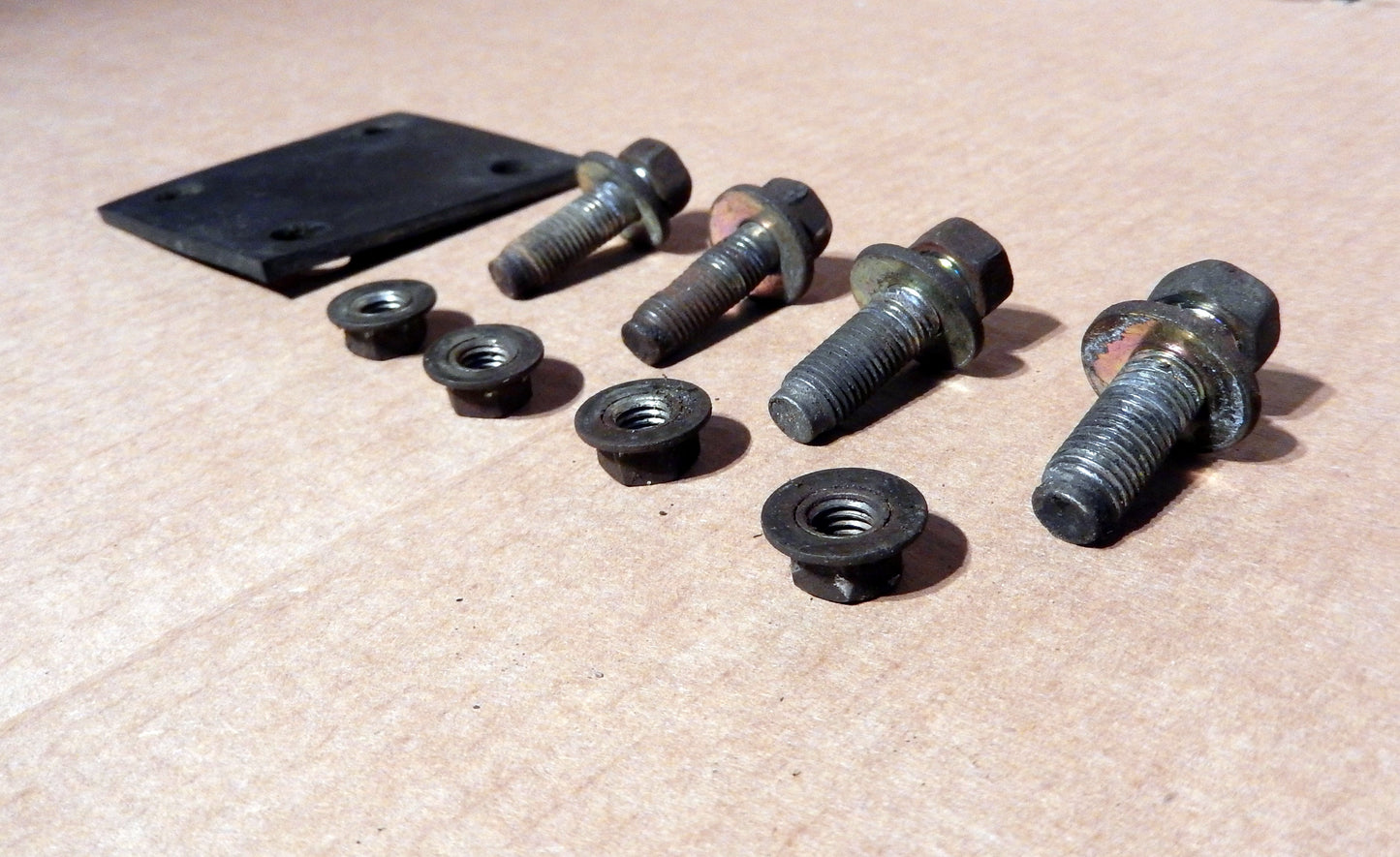 Datsun 280ZX Front Bumper Shock Mounting Fasteners Set