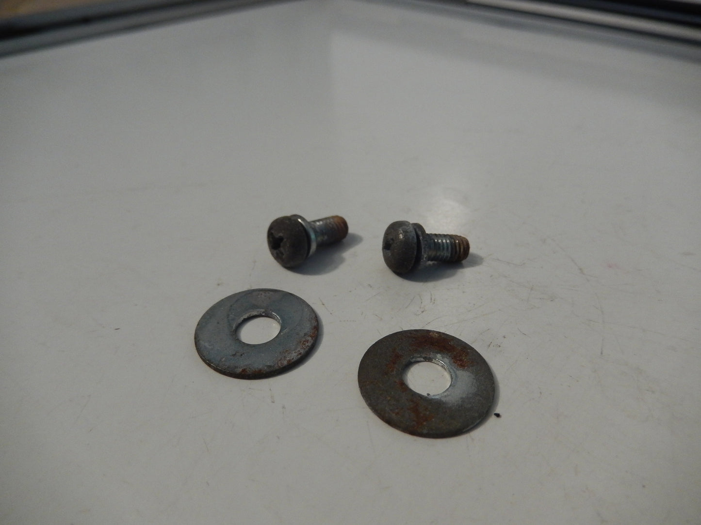 Datsun 240Z OEM Dashboard Frame Toggle Switch / Lighter Bracket Fasteners