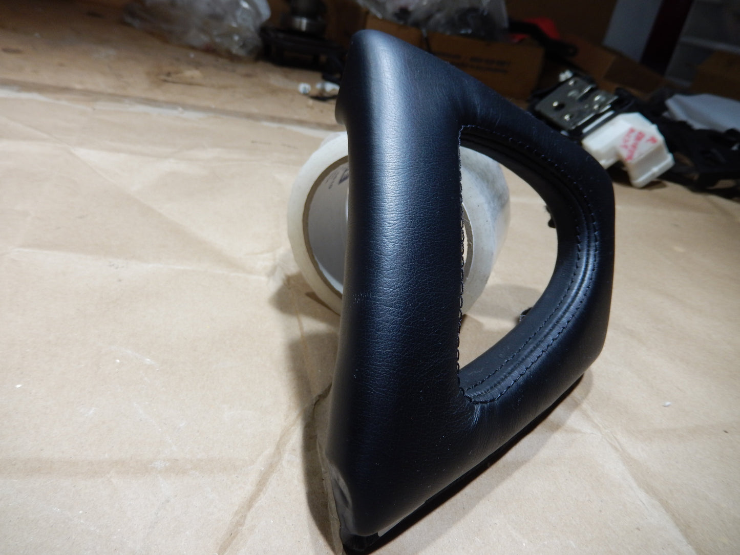 Maserati Quattroporte M-139 Black Leather Drivers Door Grab Handle