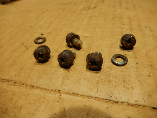 Datsun 280ZX Rear Brake Rotor Spash Guard Fasteners Set