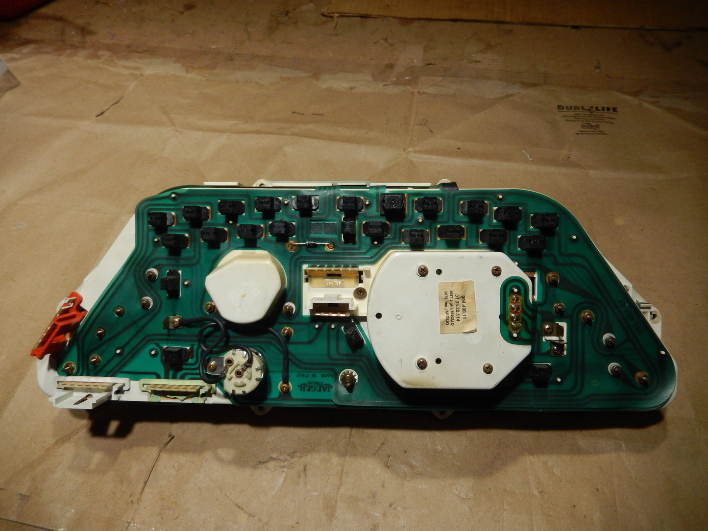 Maserati Biturbo Fuel Injection Model Instrument Cluster