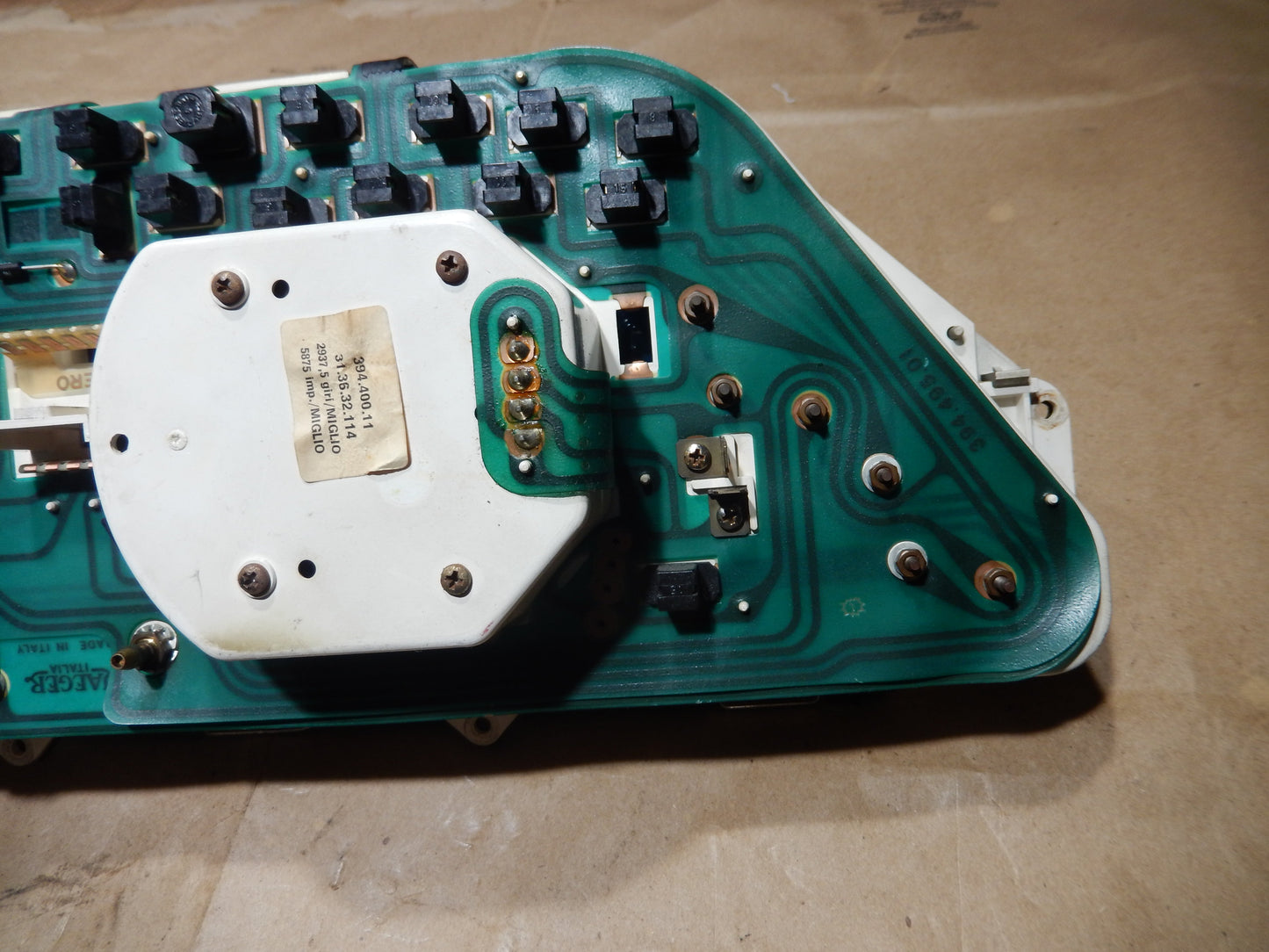 Maserati Biturbo Fuel Injection Model Instrument Cluster