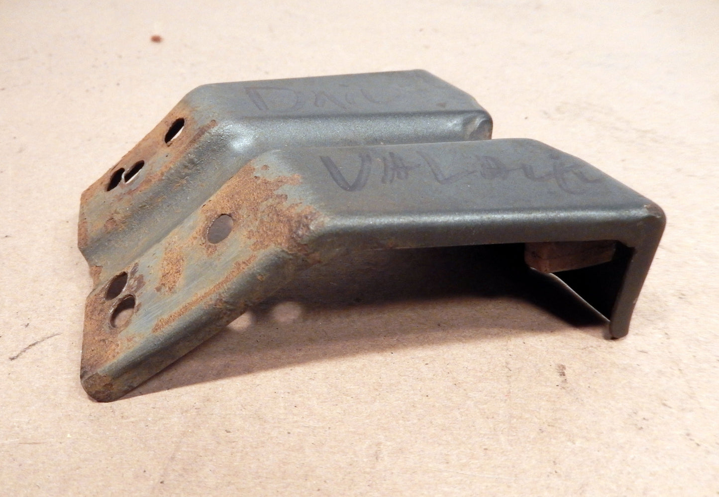 Datsun 280ZX Driver Side Front Lower Body Valance Mounting Bracket