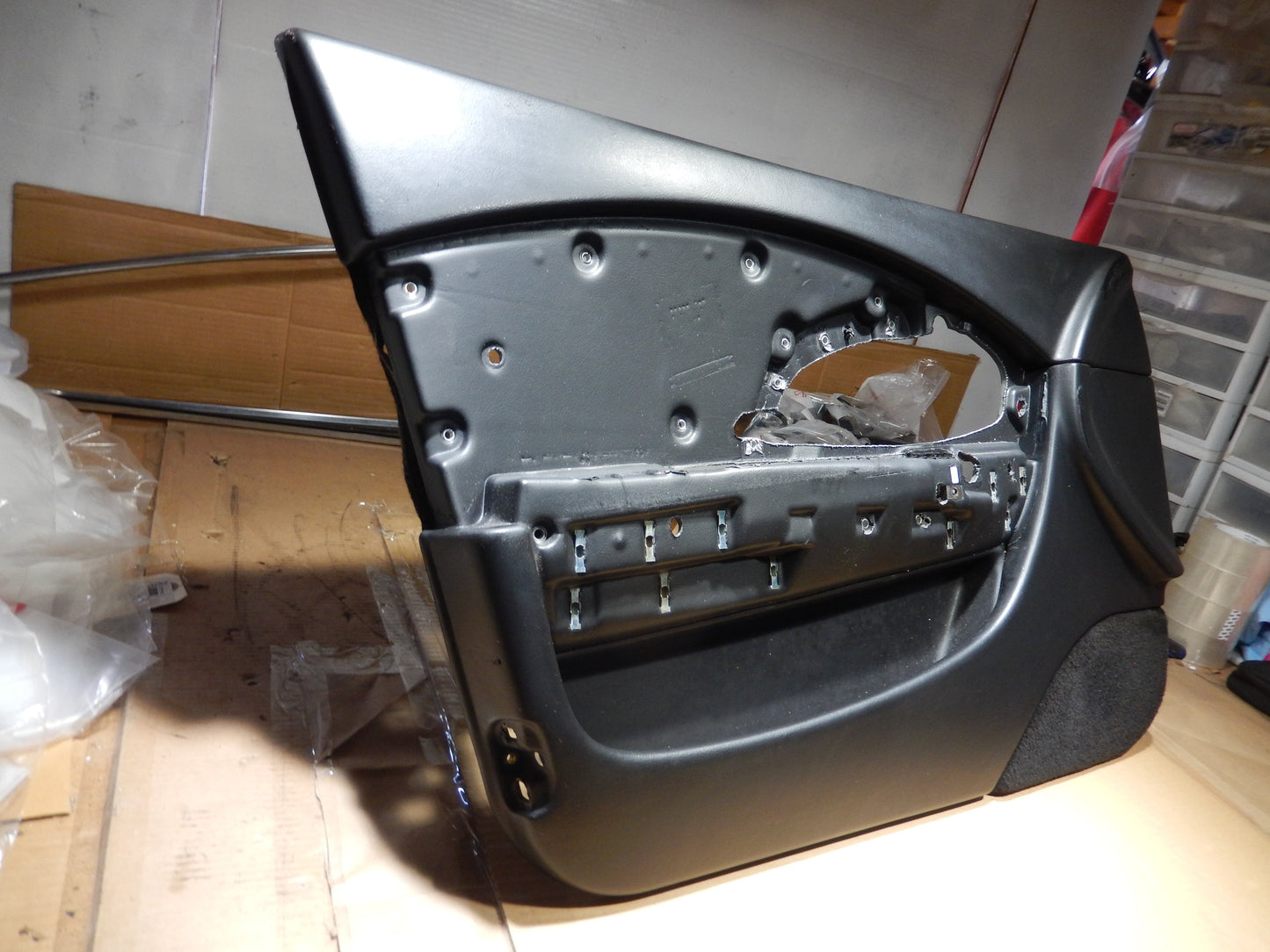 Maserati M139 BLACK Front Drivers Interior Door Panel