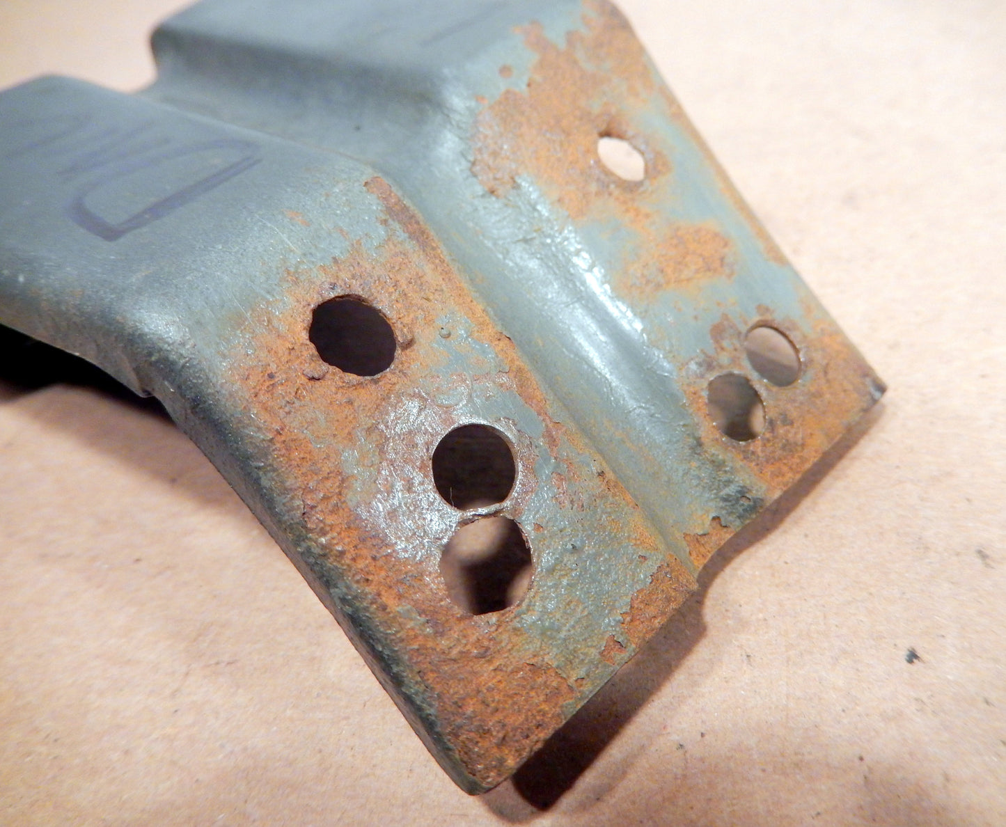 Datsun 280ZX Driver Side Front Lower Body Valance Mounting Bracket