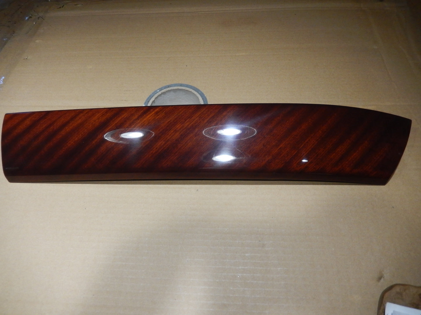 Maserati Quattroporte M139 Front Driver Door  " Wood " Ribbon Mahogany