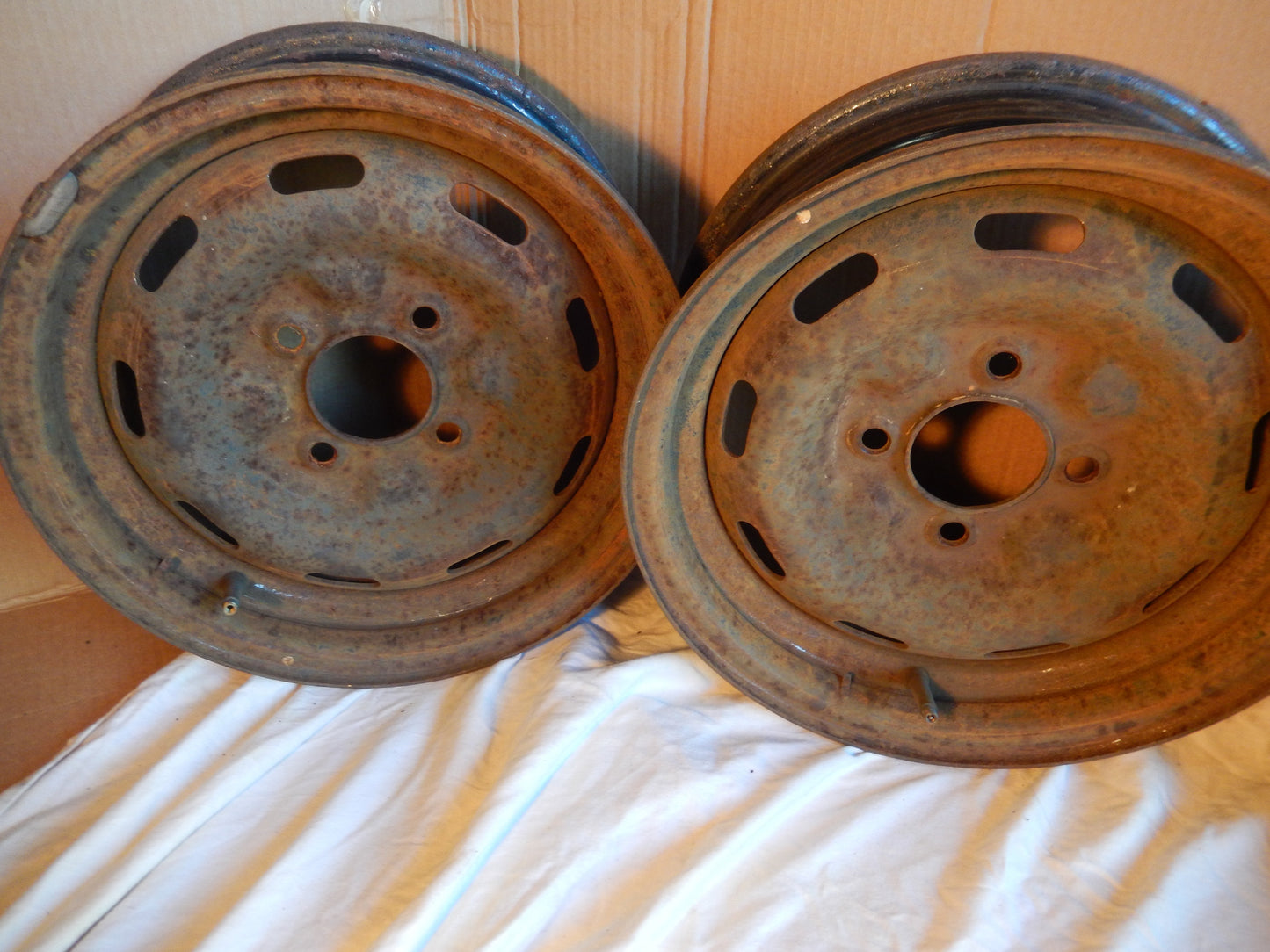 Datsun 240Z - 280Z Set of 5 Steel Wheels  "14  X " 6 SKU # 1051