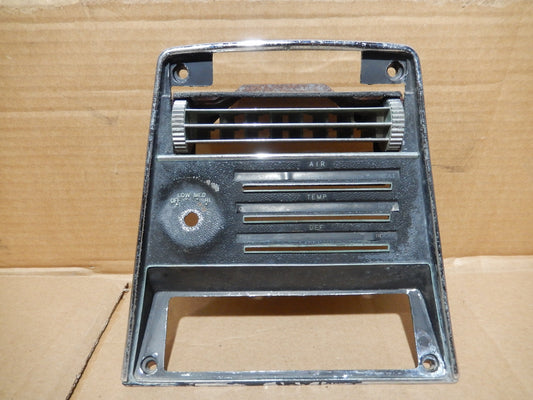 Datsun 240Z Series 1 Dashboard Climate Control Face SKU # 626