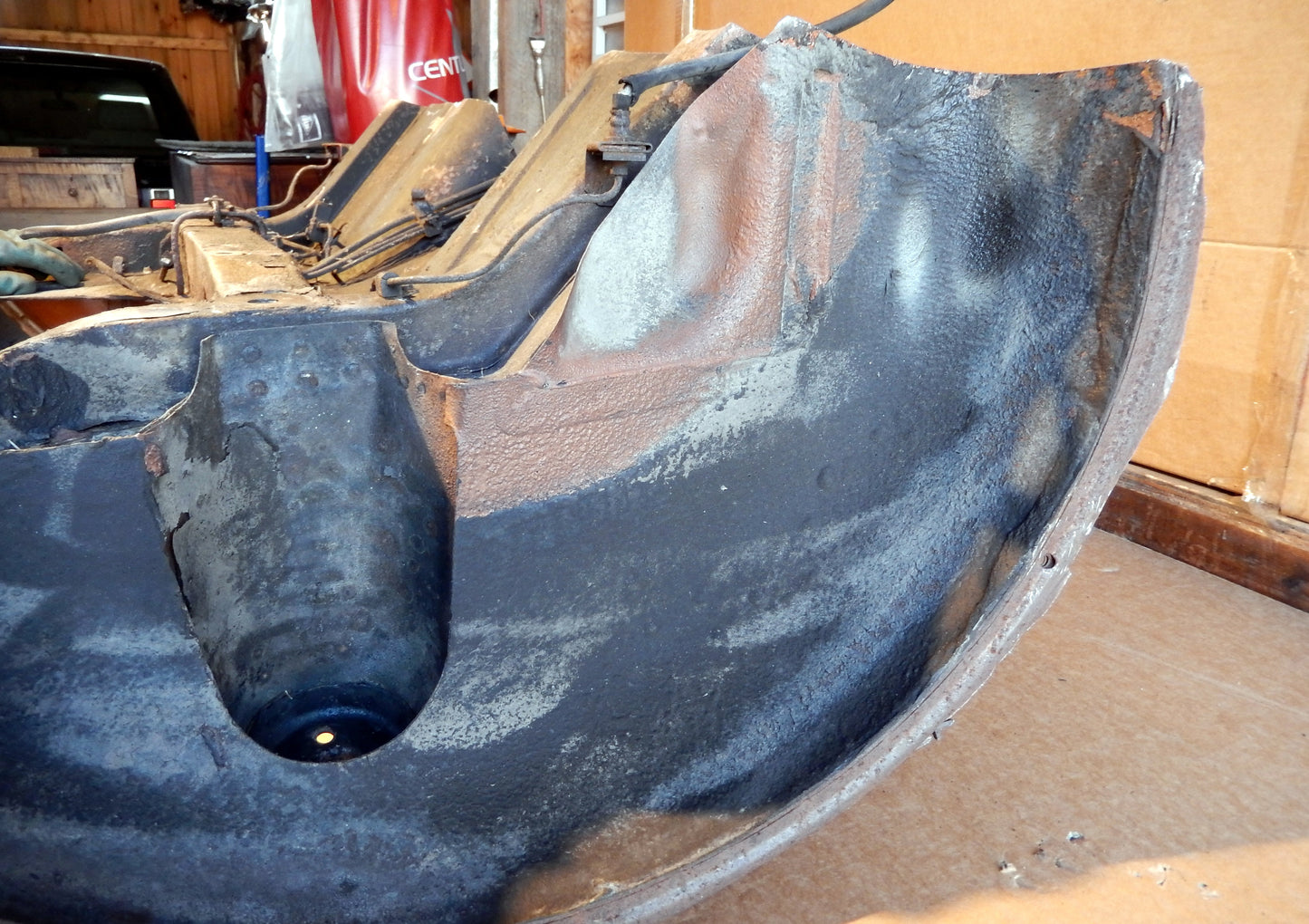 Datsun 240Z Rear Frame Body Cut