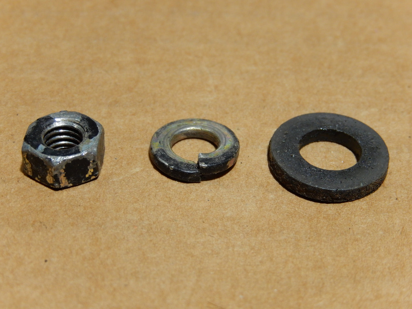Datsun 240Z OEM Rear Hatch Lift Anchor Nut and Washers