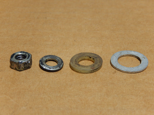 Datsun 240Z OEM Rear Hatch Lift Anchor Nut and Washers