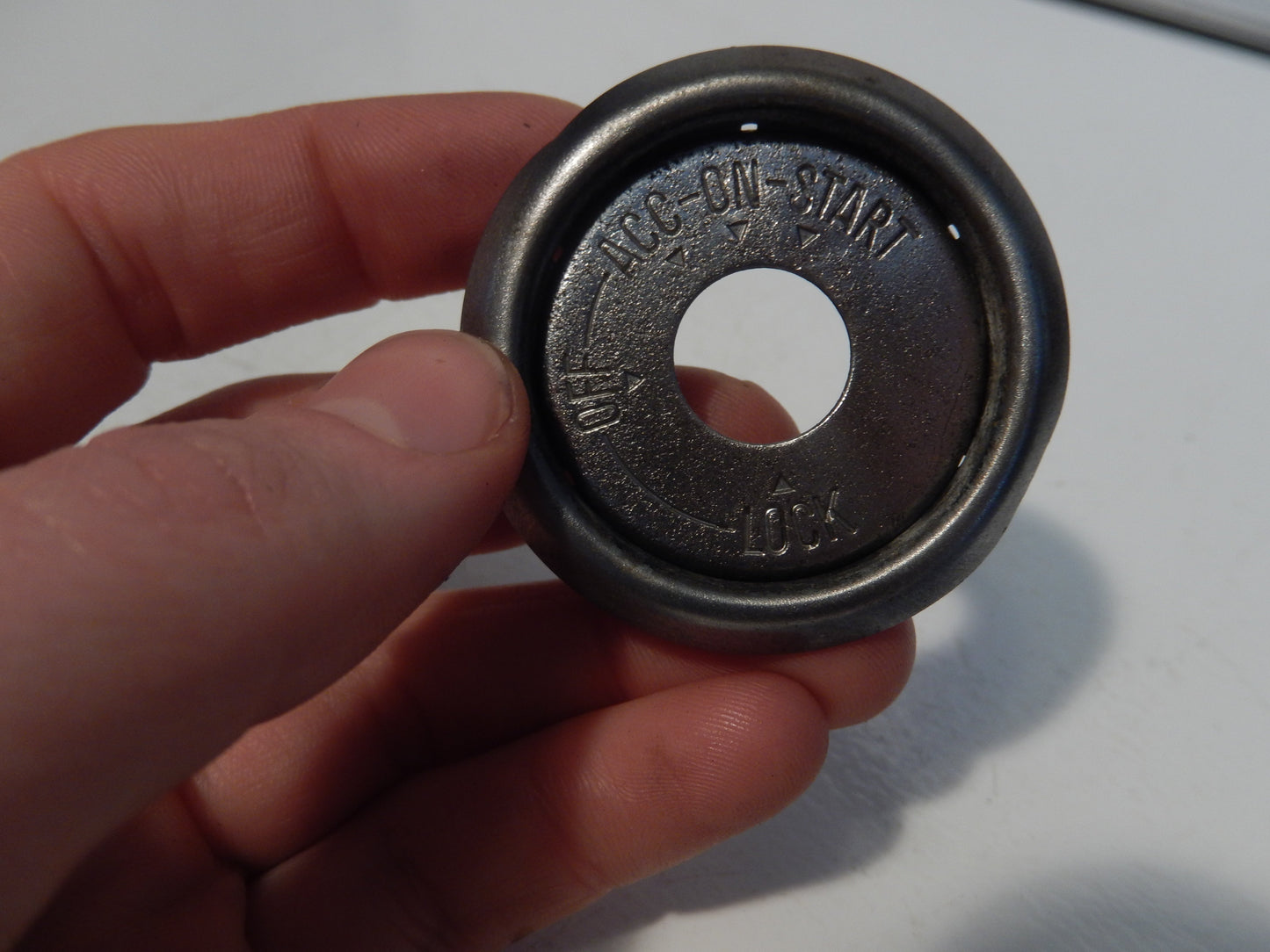 Datsun 240Z Ignition Lock Key Dial Face and Surround