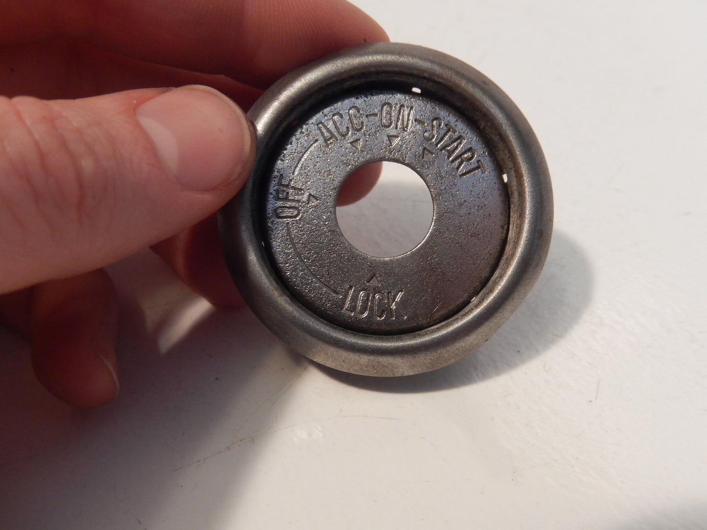 Datsun 240Z Ignition Lock Key Dial Face and Surround