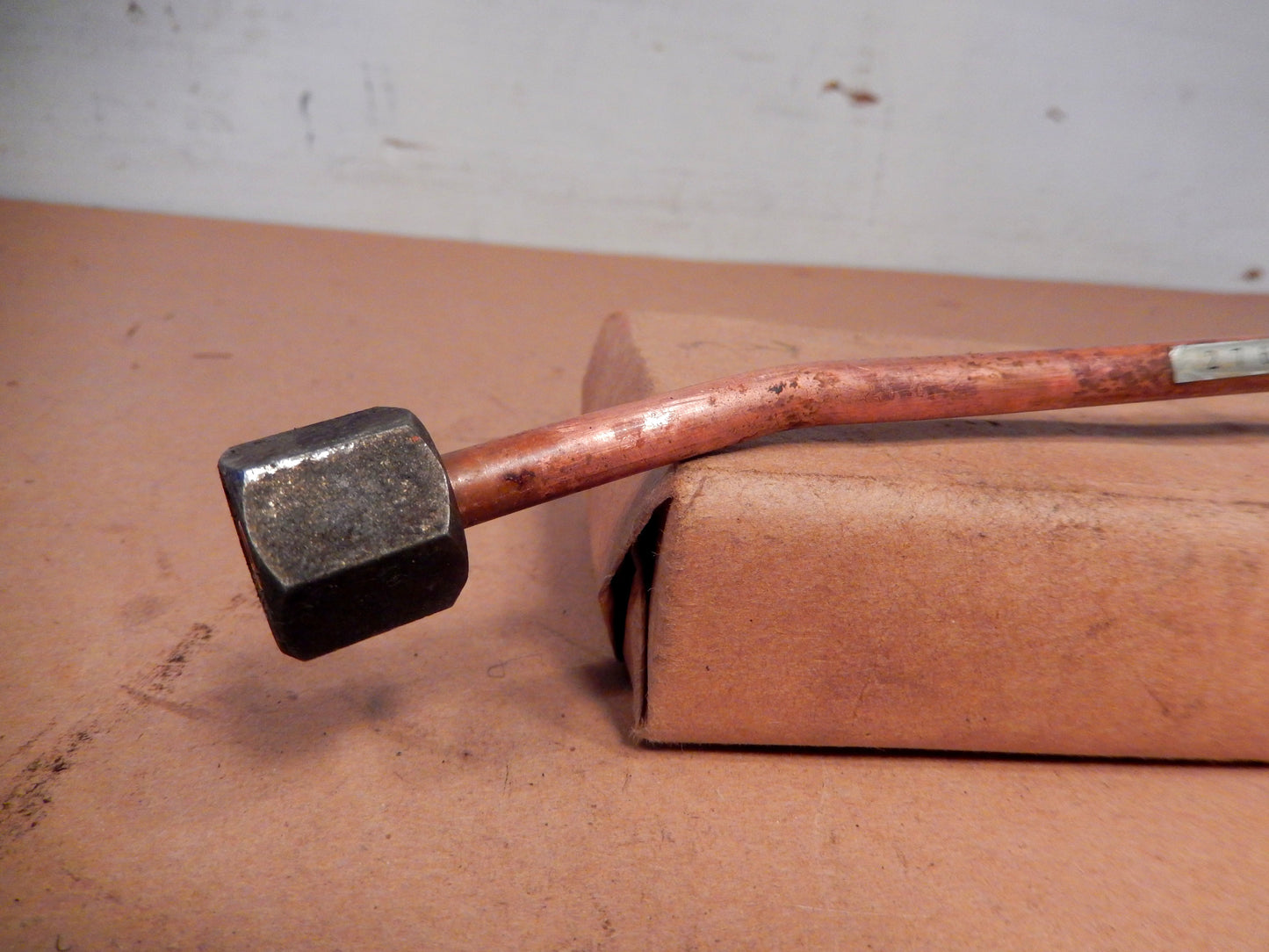 Datsun 280ZX Engine Bay Midline Copper AC Hose