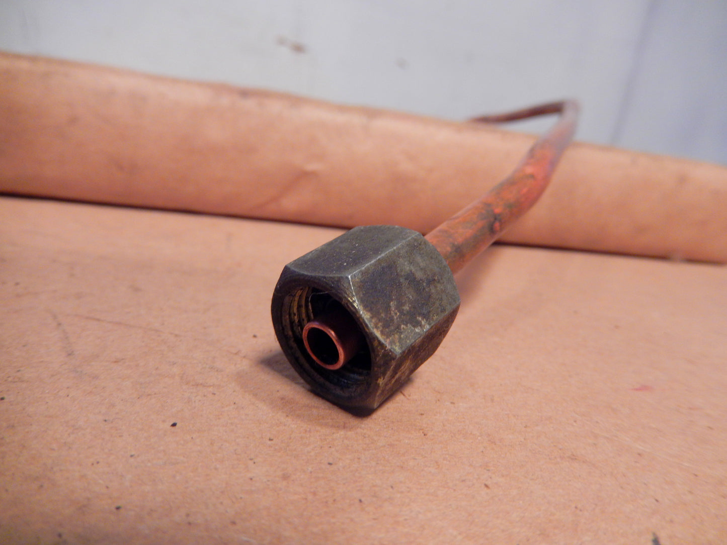 Datsun 280ZX Engine Bay Midline Copper AC Hose