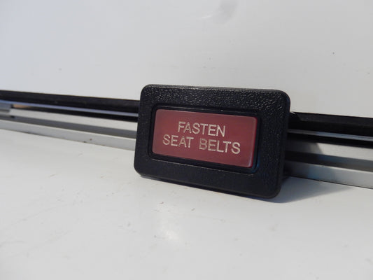 Datsun 280Z OEM Center Console  Fasten Seat Belts  Light Box