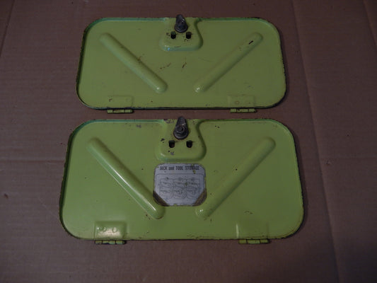 Datsun 240Z Pair of OEM Rear Tool Storage Hatch Lids