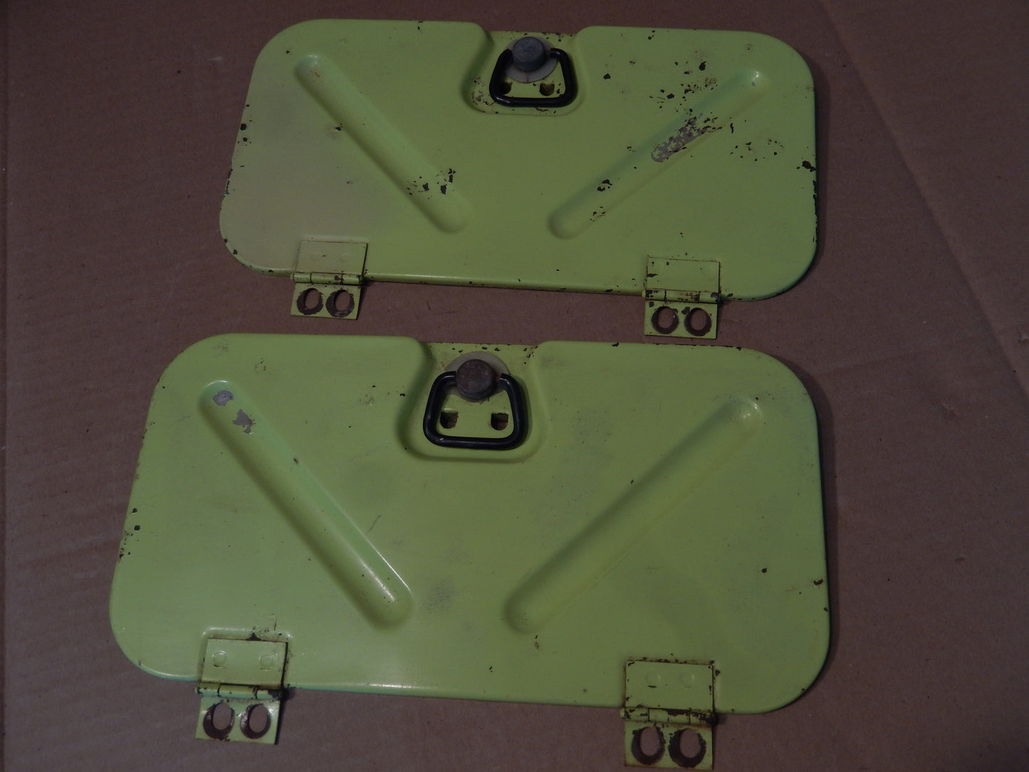 Datsun 240Z Pair of OEM Rear Tool Storage Hatch Lids