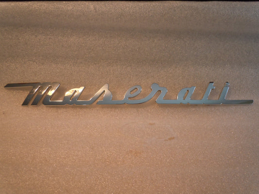 Maserati Quattroporte Rear " Maserati " Trunk Script