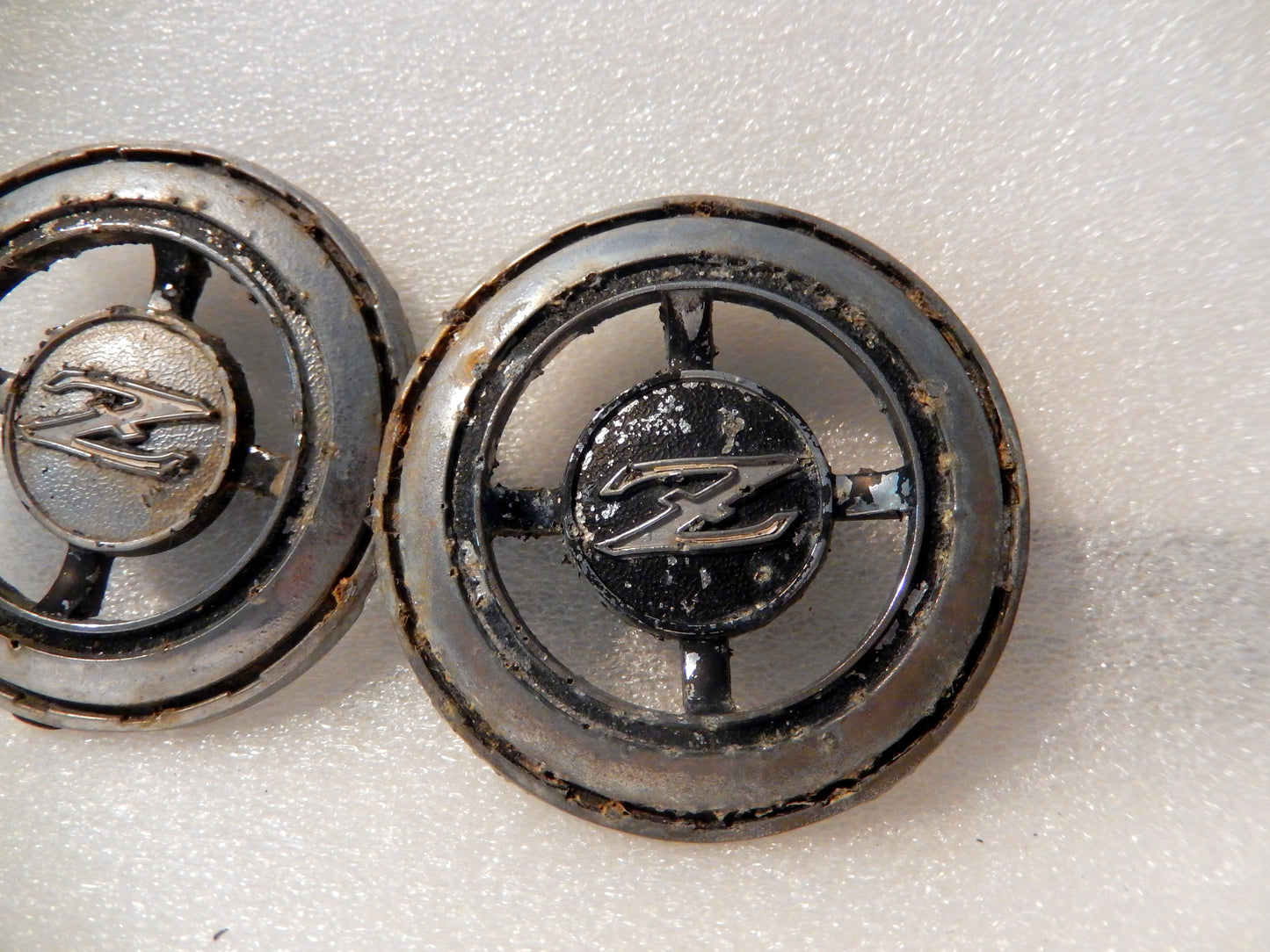 Datsun 240Z Pair of Left and Right Hand Vent Badges