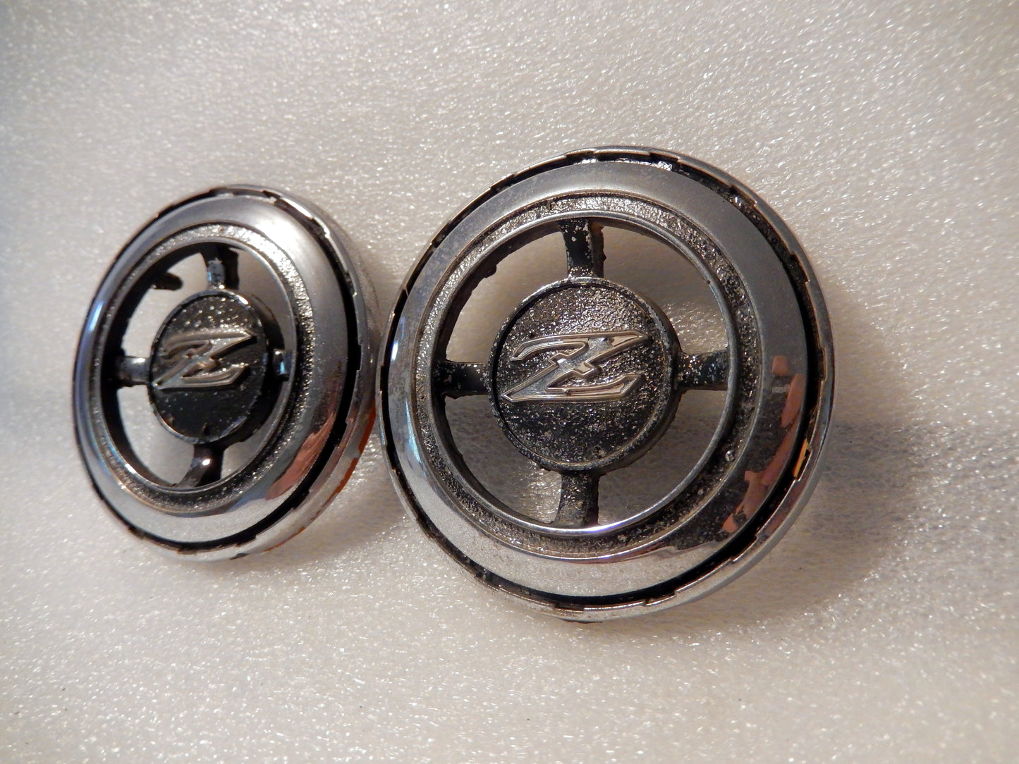 Datsun 240Z Pair of Left and Right Hand Vent Badges