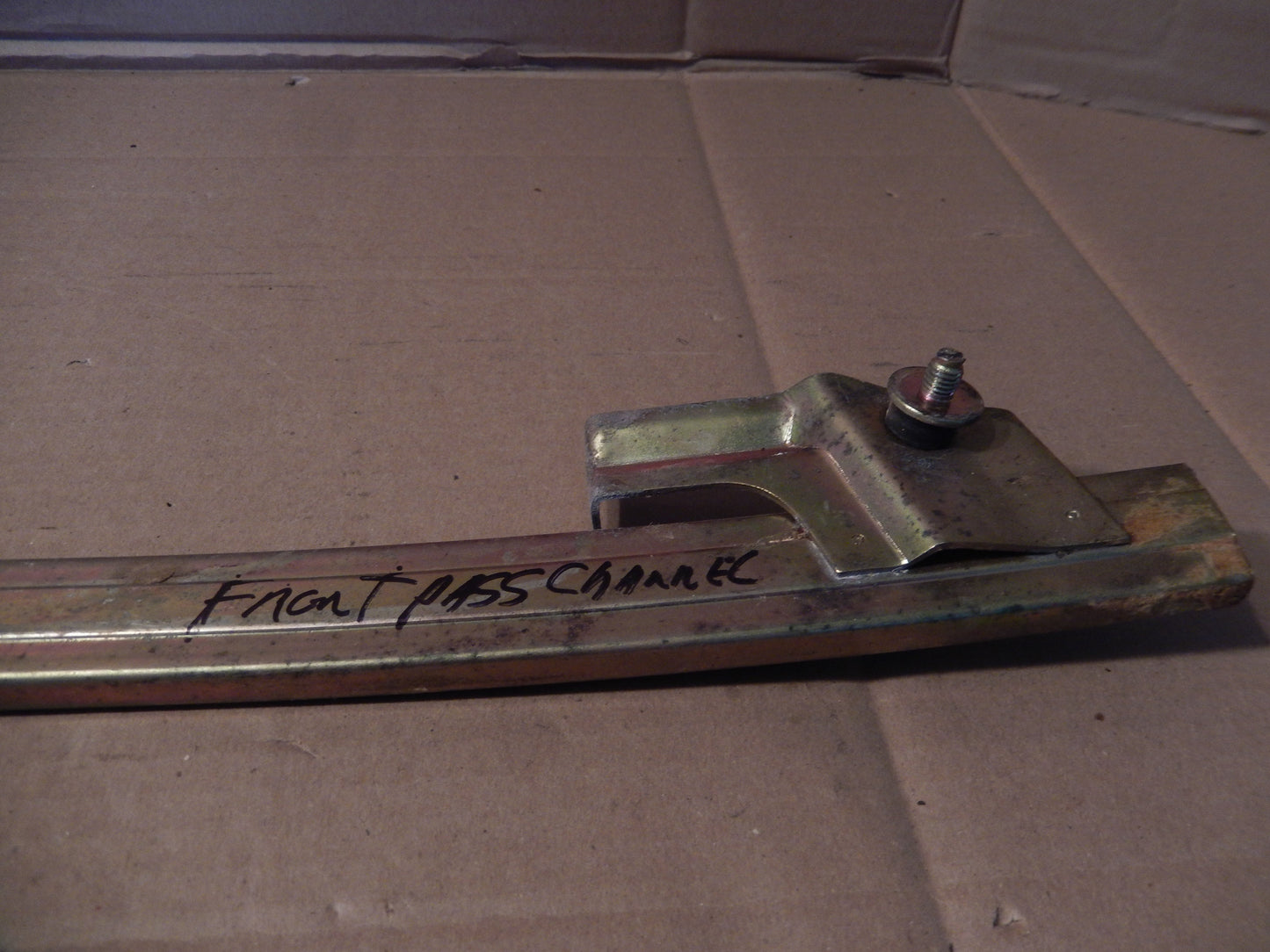 1980 Datsun 280ZX Passenger Door Front Window Glass Channel