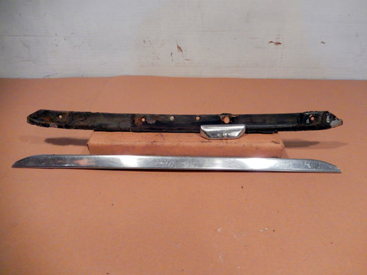 Datsun 280ZX T-Roof Glass Panel Receiver Bar Lock Pin and Trim