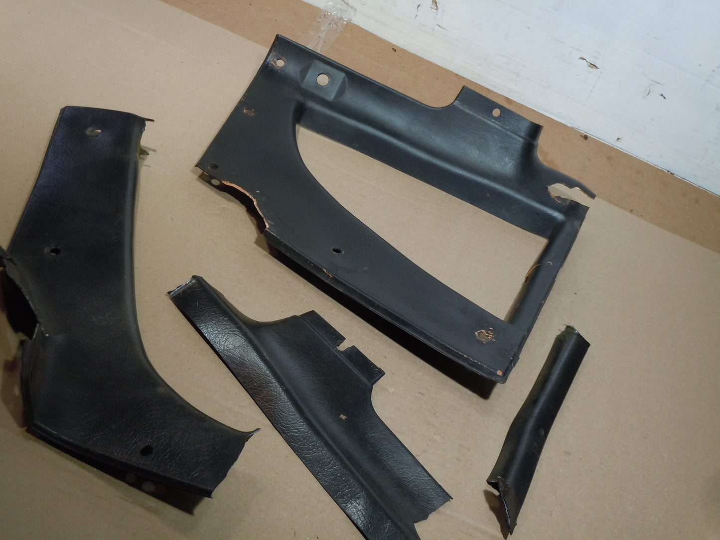 Datsun 240Z Series One Driver's Rear Interior Quarter Window Panel - HANDYMAN SPECIAL
