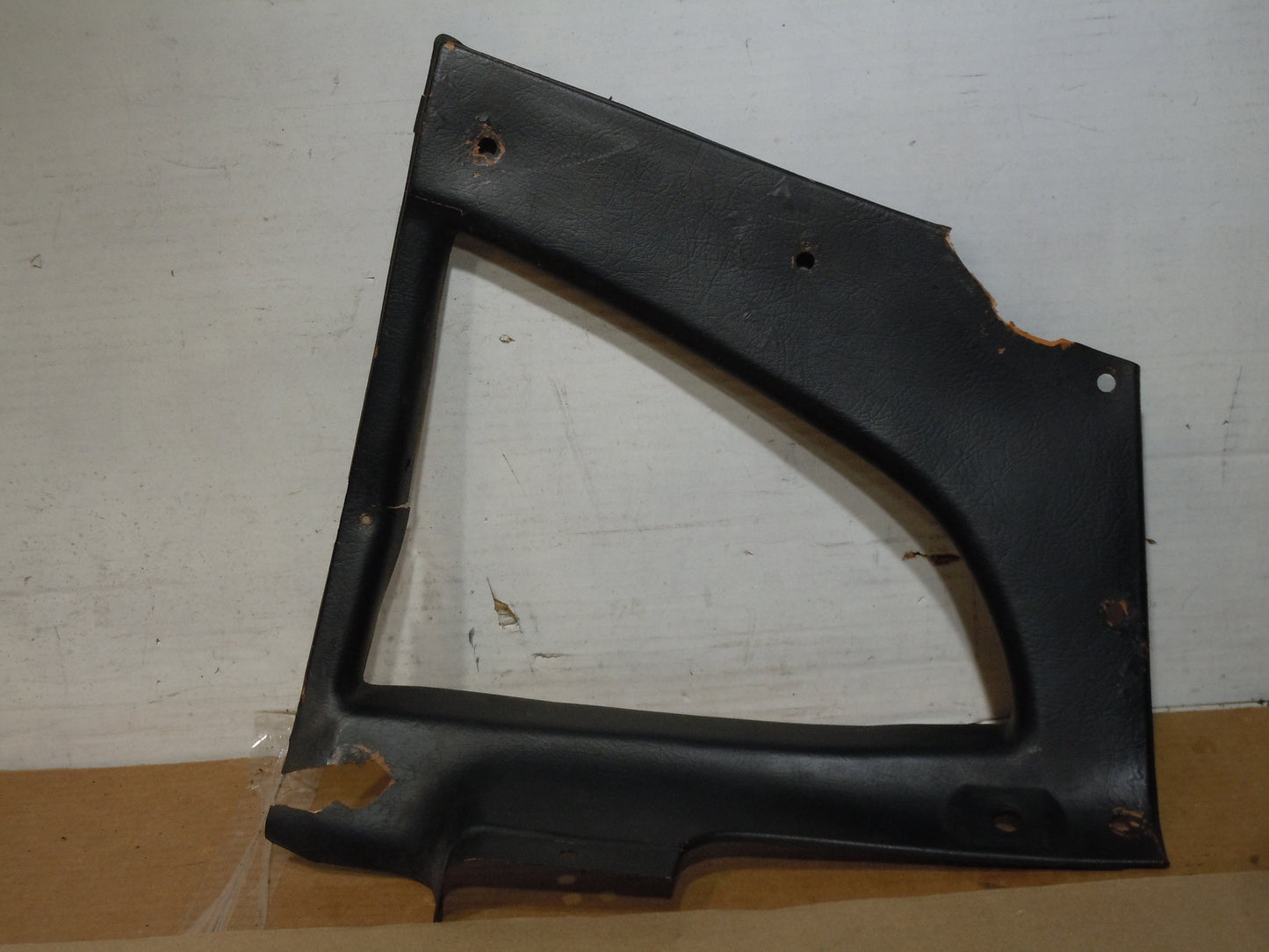 Datsun 240Z Series One Driver's Rear Interior Quarter Window Panel - HANDYMAN SPECIAL