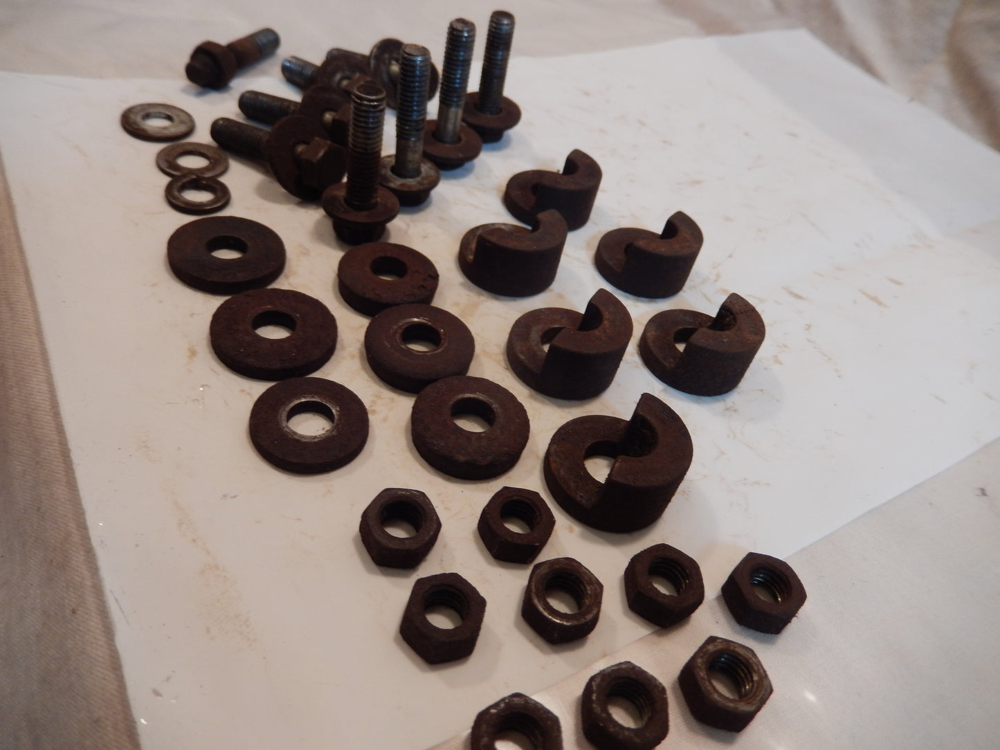Datsun 240Z Intake Manifold Bolt and Fasteners Group