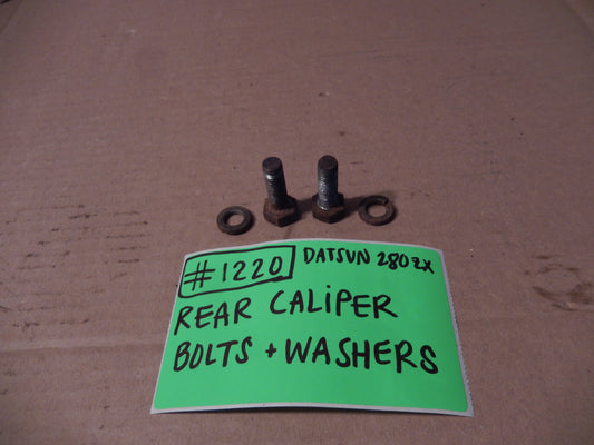 Datsun 280ZX Rear Caliper Bolts + Washers