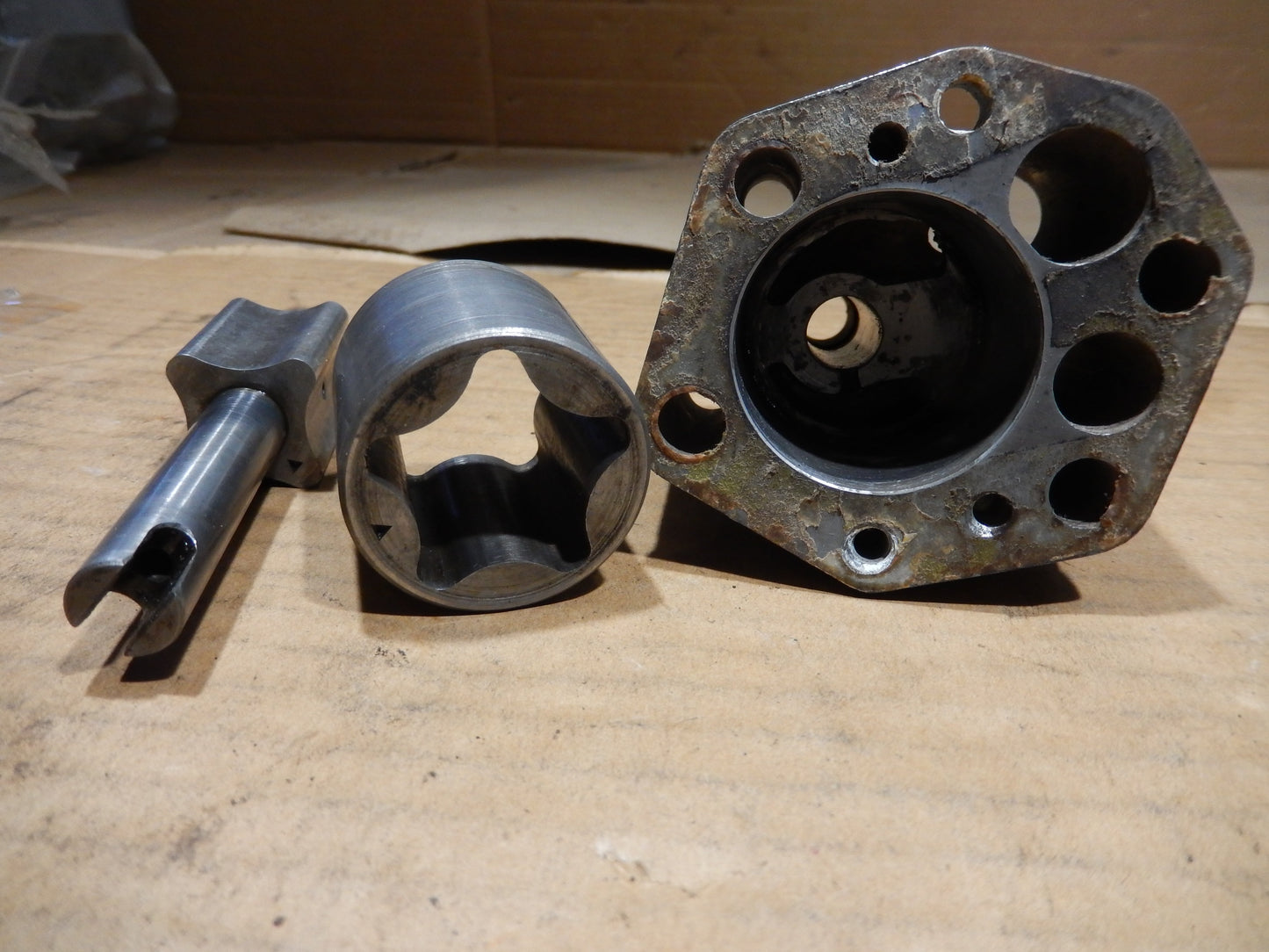 Datsun 240Z Hitachi Oil Pump Body, Block and Shaft