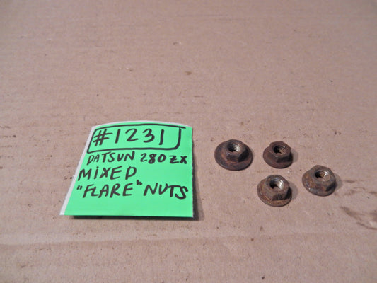 Datsun 280ZX Mixed "Flare" Nuts