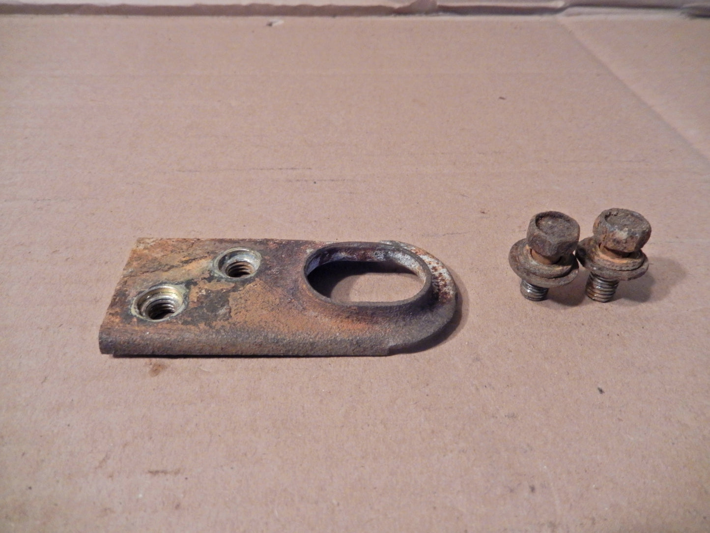 Datsun 280ZX Driver Side Swing Arm Brake Cable Bracket