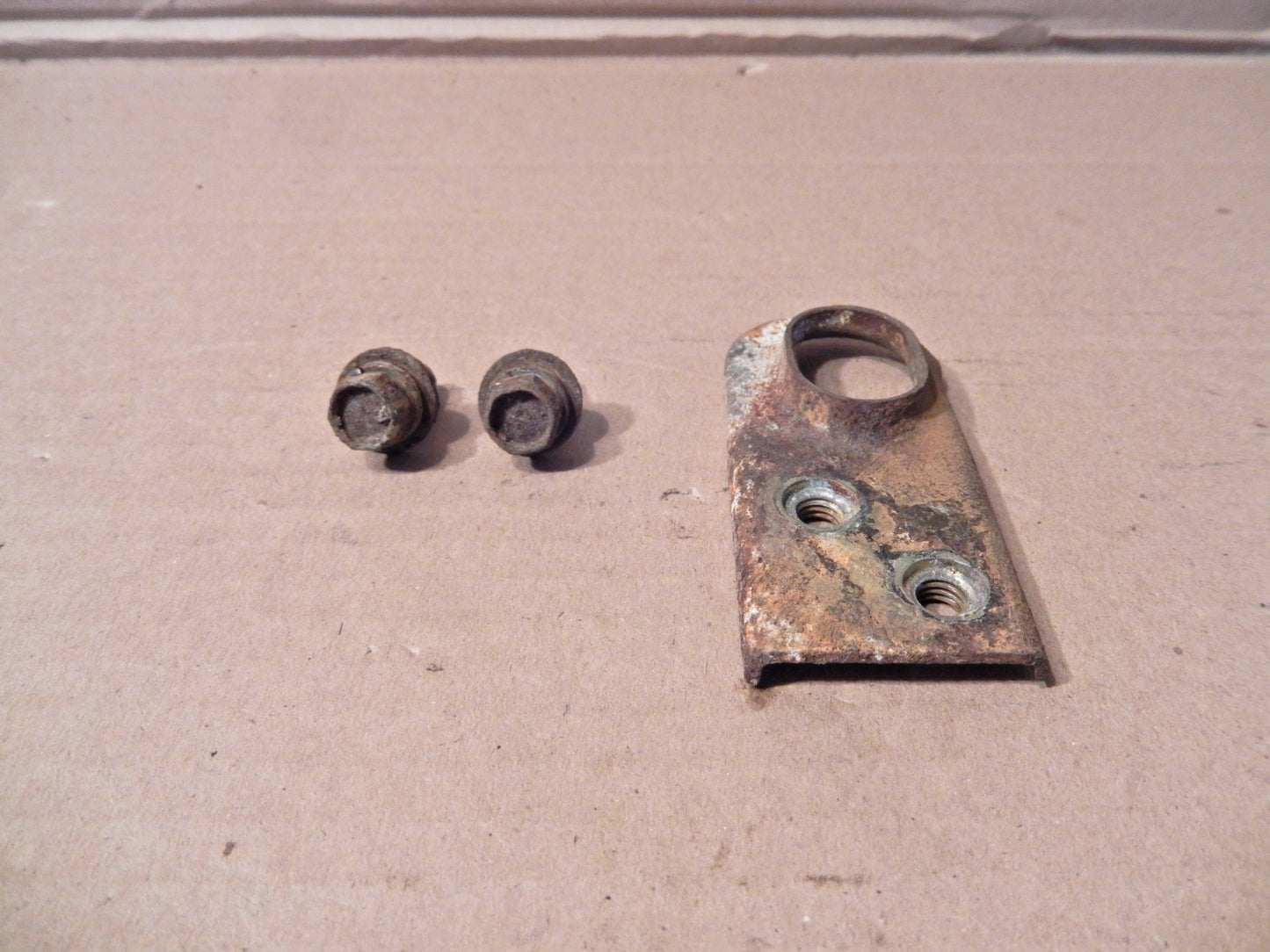 Datsun 280ZX Driver Side Swing Arm Brake Cable Bracket