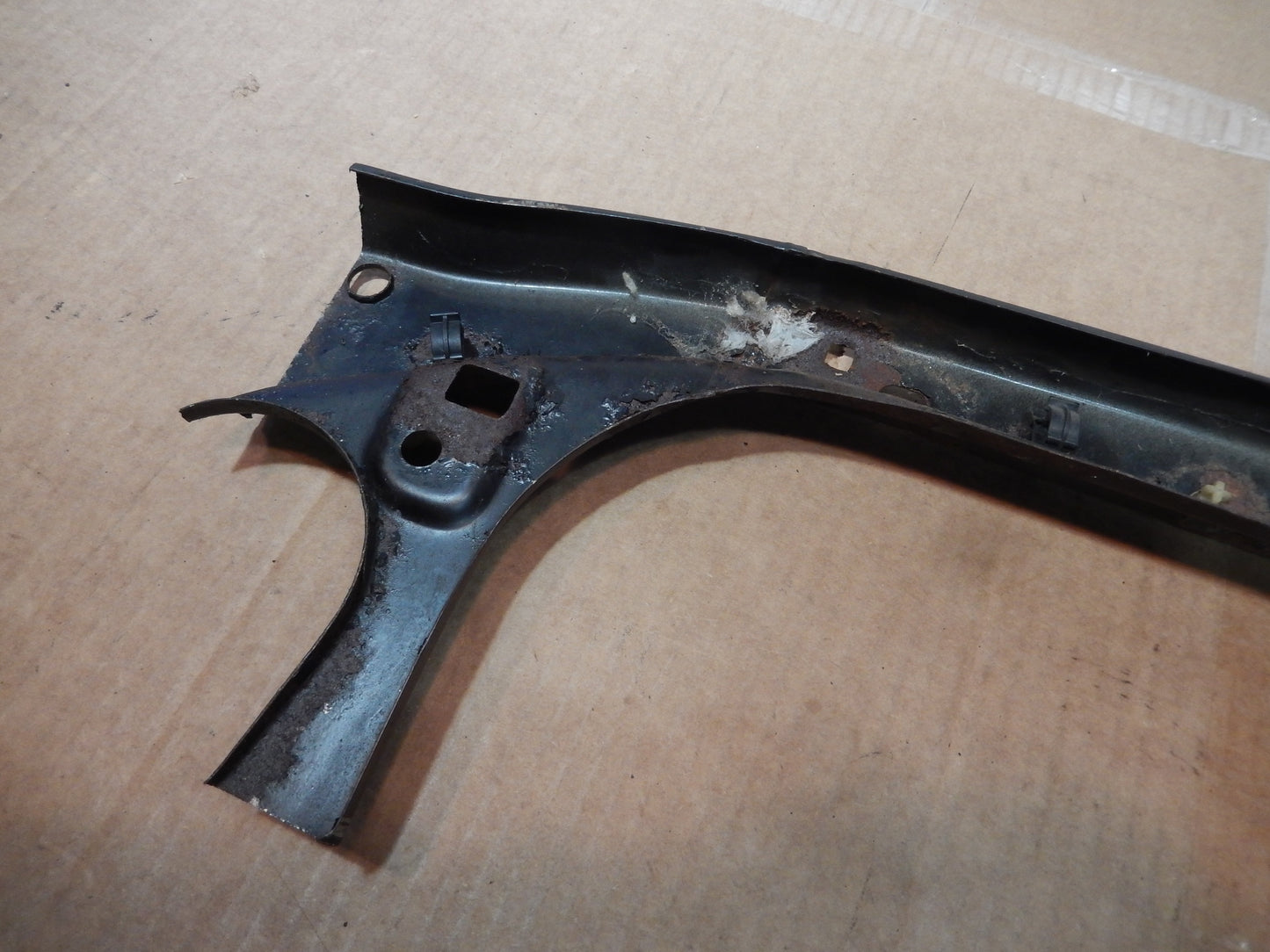 Datsun 280ZX Top Radiator Cross Frame Body Cut
