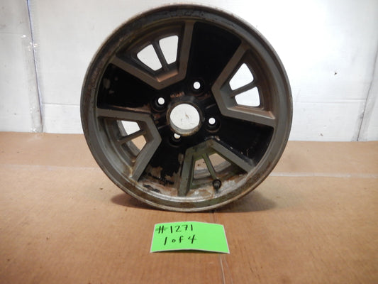 Datsun 280ZX 1980 Red/Black Edition Set of 4 OEM 14 Inch Alloy Wheels