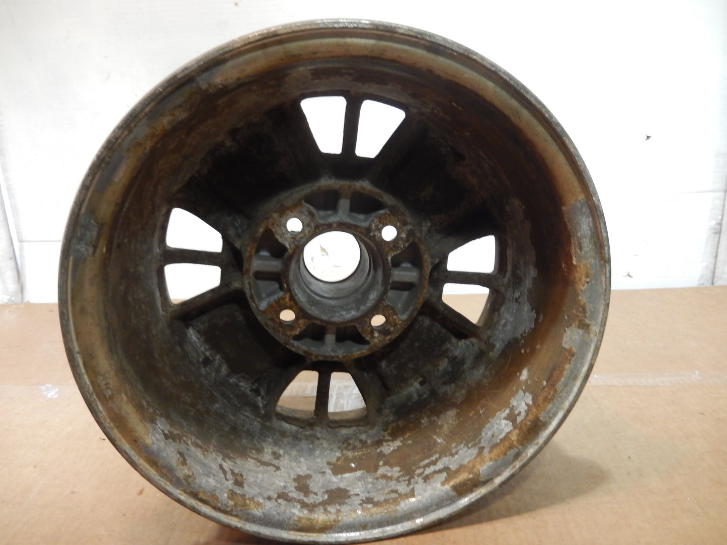 Datsun 280ZX 1980 Red/Black Edition Set of 4 OEM 14 Inch Alloy Wheels