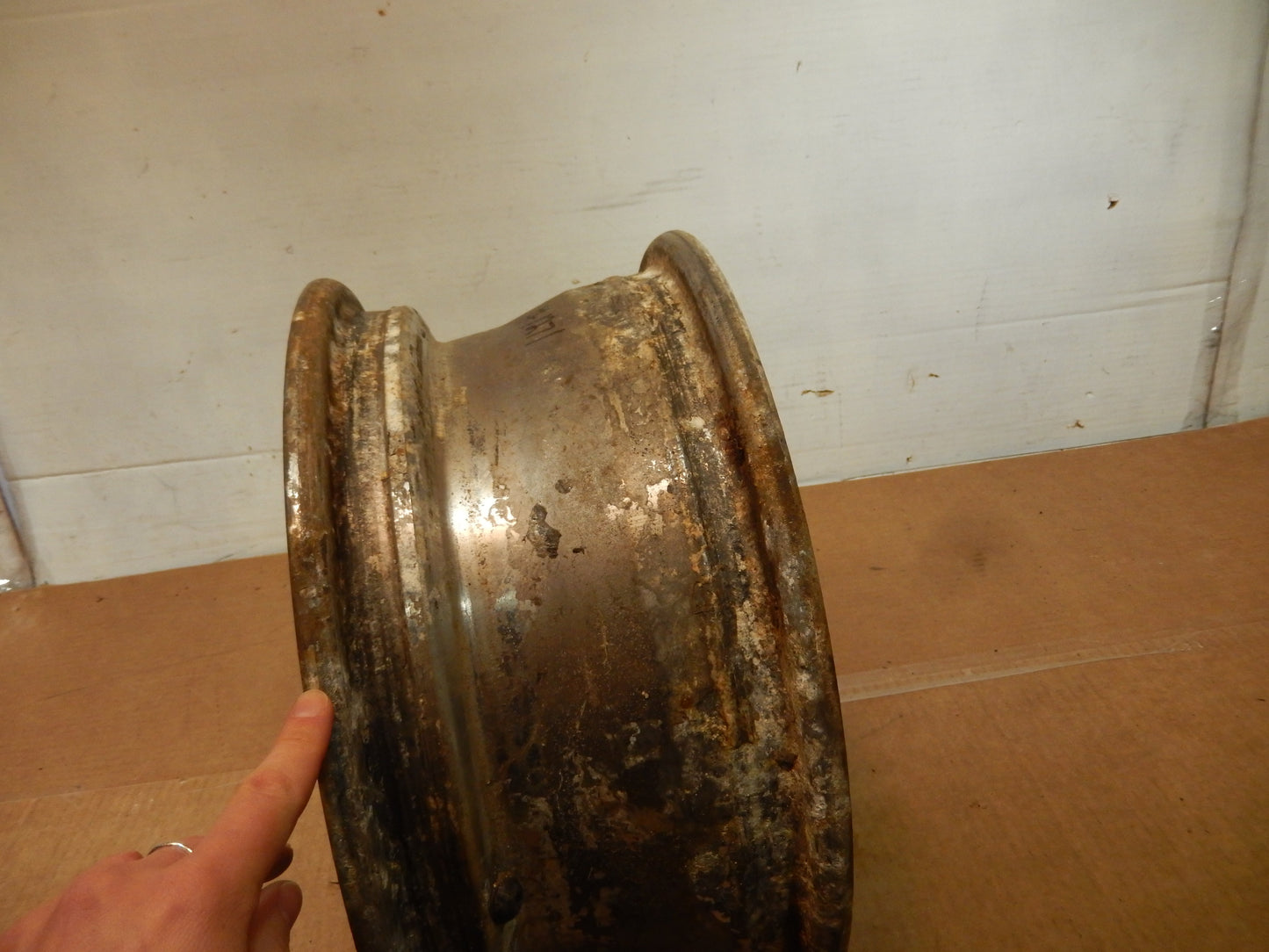 Datsun 280ZX 1980 Red/Black Edition Set of 4 OEM 14 Inch Alloy Wheels