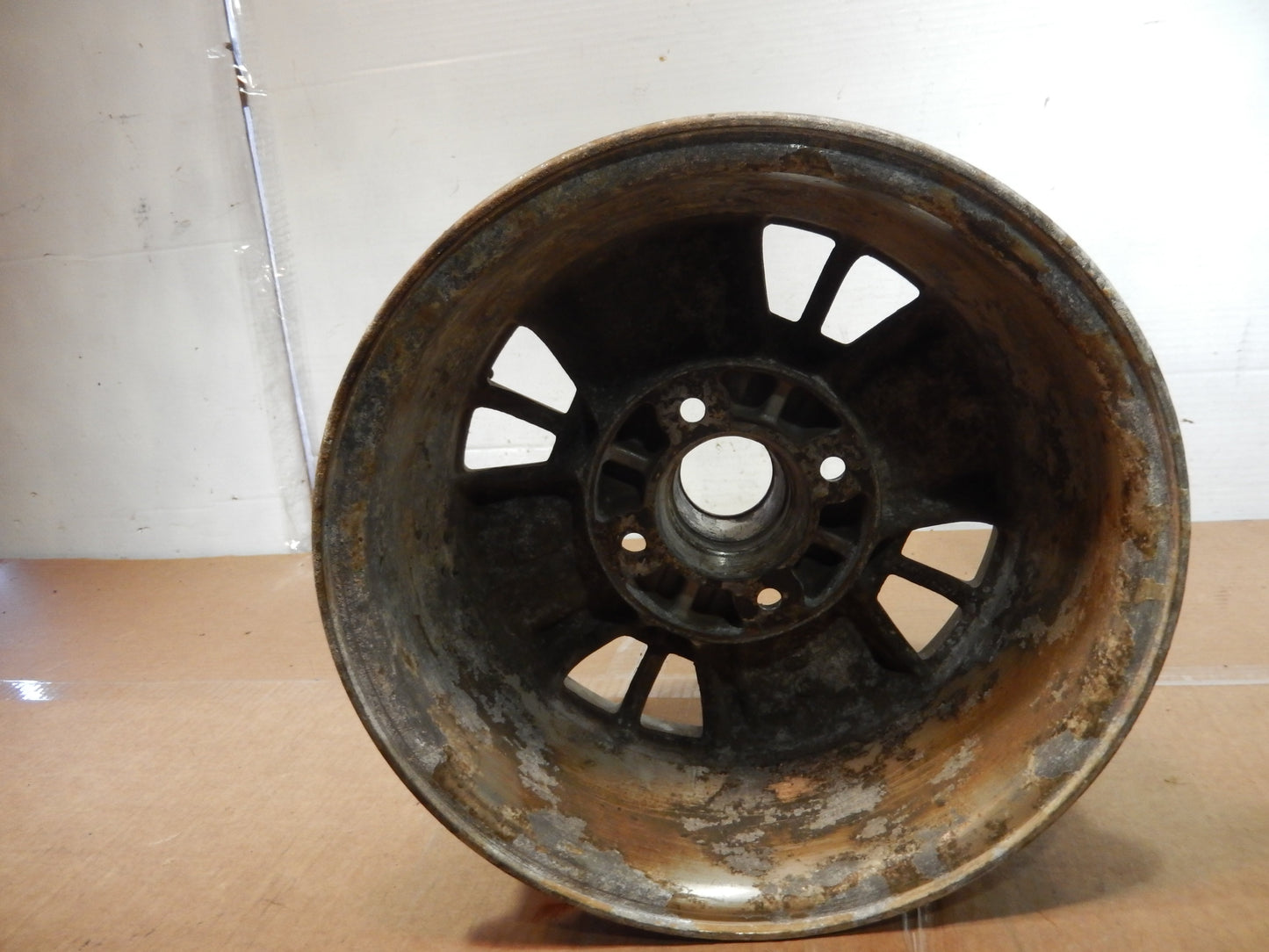 Datsun 280ZX 1980 Red/Black Edition Set of 4 OEM 14 Inch Alloy Wheels