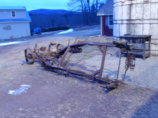 Owens Magnetic Car Frame and Attached Parts