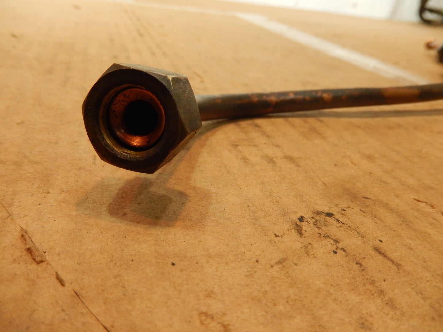 Datsun 280ZX Copper After AC Dryer to Firewall Pipe